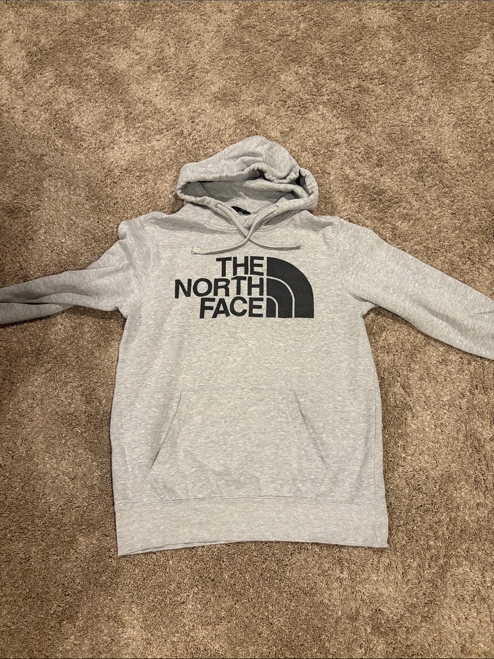 The North Face Men's Light Gray Logo Hoodie